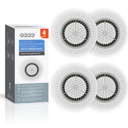 Miniatura 11 de Brushmo Repuesto de cabezal de cepillo compatible con Clarisonic Mia 1, Mia 2, Mia Fit, Alpha Fit, Smart Profile Uplift, 4 unidades de poros Poros