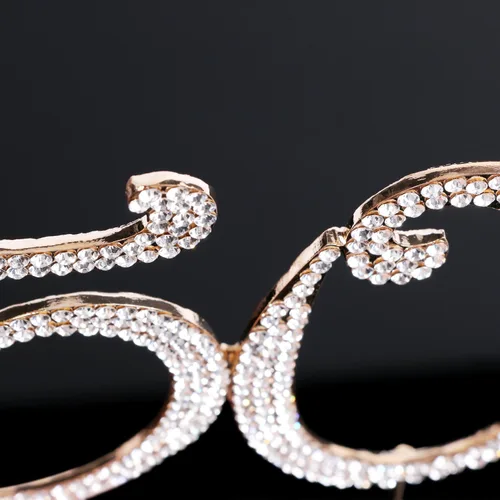 Miniatura 3 de 50 decoraciones para tartas Gemas de diamantes de imitación brillantes de alta calidad Ideas de decoración de fiesta de cumpleaños 50 o Oro