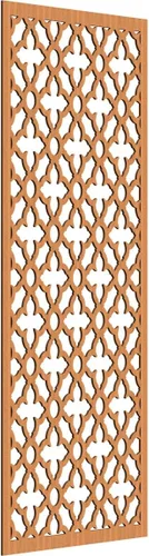 Miniatura 33 de Madison Paneles de pared decorativos de madera con calado, 9 3/8 pulgadas de ancho x 24 3/8 pulgadas de alto x 3/8 de alto, roble rojo rojo (Red Oak)
