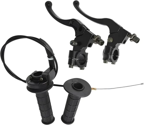7/8 (0.866 in) - Manillar giratorio del acelerador, embrague, palanca de freno de repuesto para Honda XR80 CRF70 CRF80 XR100 CRF100 Dirt Bike