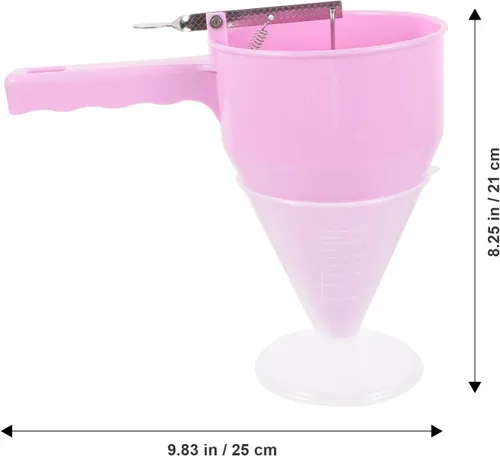 Miniatura 7 de Yardwe Embudo de plástico con soporte desmontable de pie