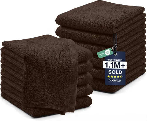 Miniatura 57 de DAN RIVER Paquete de 6 toallas de mano de alta calidad (16 x 28 pulgadas), 100% algodón, ultra suaves, ligeras, altamente absorbentes, para baño