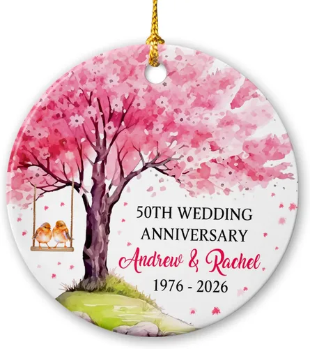 Miniatura 17 de Adorno de 1ª Navidad como el señor y la señora 2025, adorno de cerámica casado nuestra primera Navidad, adorno personalizado de Mr & Mrs para Adorno