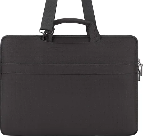 Miniatura 4 de DOMISO Bolsa mensajero de hombro tote para laptop de 14 pulgadas para mujeres y hombres, bolsa de computadora para viajes de negocios y trabajo