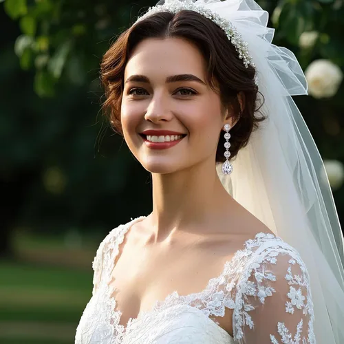 Miniatura 2 de BriLove Pendientes de mujer elegantes para boda con cristales, cuentas y diseño de lágrima colgante