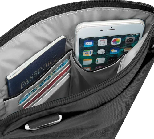 Miniatura 8 de Travelon Bandolera clásica antirrobo con doble cremallera