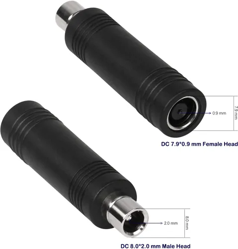 Miniatura 3 de FANLIDE Conectores adaptadores DC 7909 a DC 8020 compatibles con Jackery Explorer Series 1500 2000, conector de 0.315 in para panel solar, estación