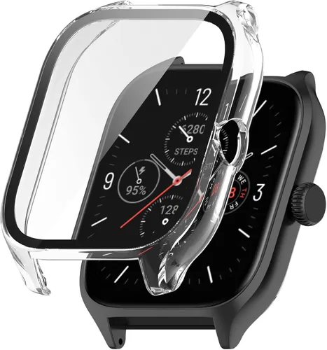 Miniatura 5 de FitTurn Funda protectora de pantalla compatible con el reloj Amazfit GTS 4, a prueba de golpes, protector delgado, protector de parachoques delgado