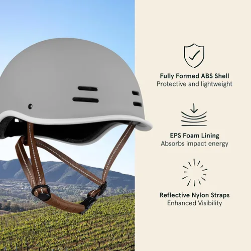 Miniatura 2 de Retrospec Remi - Casco de bicicleta para adultos para hombres y mujeres, casco de bicicleta para desplazamientos, ciclismo de carretera, patinaje