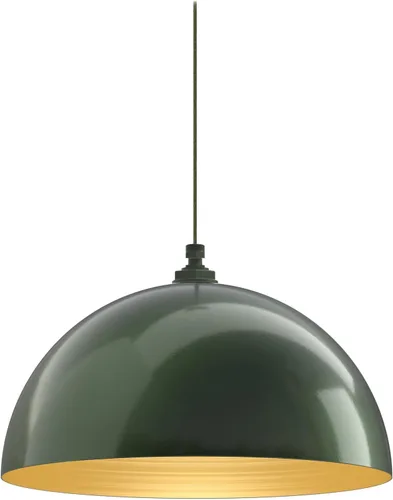 Miniatura 128 de Steel Lighting Co. Melrose - Lámpara colgante Montada en el techo Cúpula redonda de 18 pulgadas Estilo moderno contemporáneo de granja