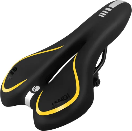 Miniatura 7 de Cómodo asiento de bicicleta para hombres y mujeres, asiento de bicicleta impermeable, silla de bicicleta de montaña transpirable, sillín