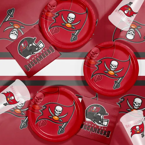 Miniatura 25 de Kit de vajilla Arizona Cardinals, 49 unidades, con licencia