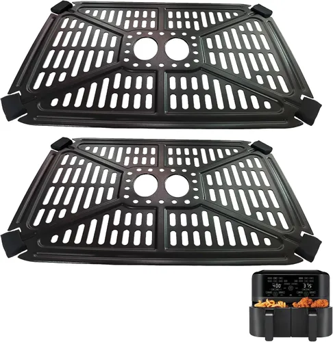 Miniatura 12 de Sartén para freidora de aire para instantáneos Vortex Mini horno freidora de aire de 2 cuartos de galón, placa de parrilla de freidora de aire