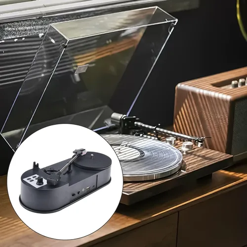 Miniatura 2 de Turntable Converter for Record Player to MP3 Conversion Adapter with Multiple Speeds and Integrated Auditory Record Converter
