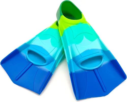 Miniatura 24 de Swimming Training Fins,Kids Swim Fins,Comfortable Swimming Flippers Suitable for Children,Beginners,Girls,Boys,Adults BB-arco iris colorido