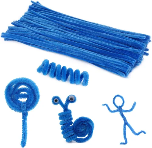 Miniatura 21 de 100 Piezas Limpiapipas Morados, Limpiapipas para Manualidades DIY Artes y Artesanías Decoraciones, Tallos de Chenilla (Morado)