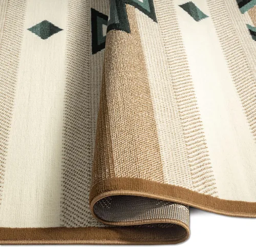 Miniatura 6 de Home Dynamix Premium Sagrada Southwestern - Alfombra de área geométrica beige/verde, 5'2"x7'4