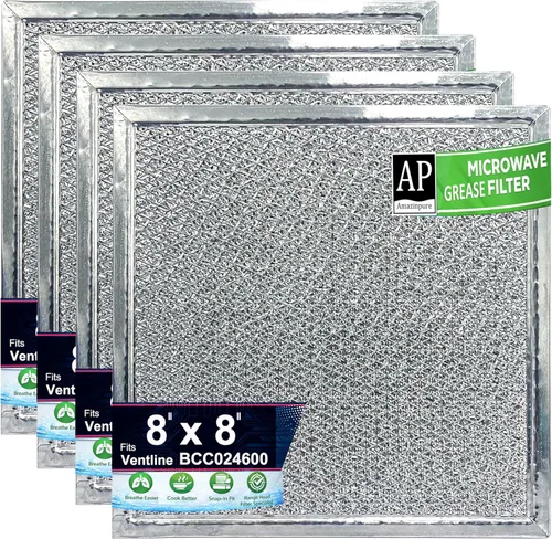 Miniatura 2 de 2 filtros de repuesto para campana extractora de alta calidad de 8 x 8 pulgadas, ultra flujo, compatible con ventilador de escape Ventline