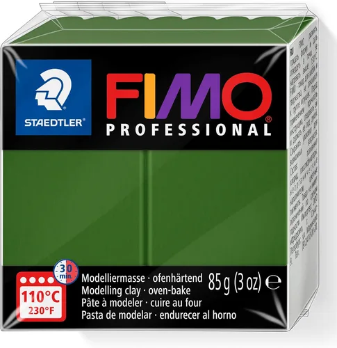 Miniatura 7 de Staedtler Fimo Professional arcilla polimérica suave, 3 onzas, verde