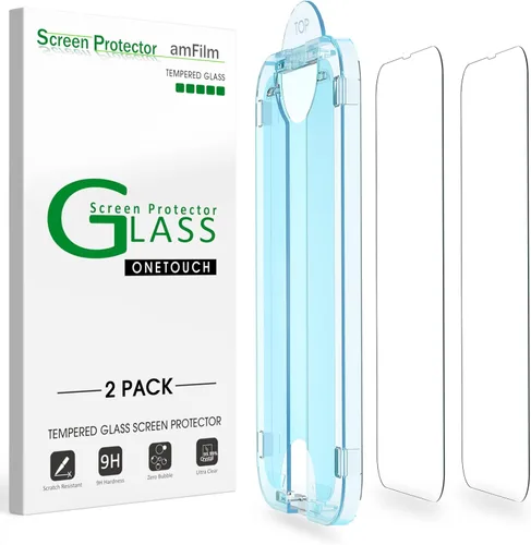 Miniatura 10 de amFilm Protector de Pantalla OneTouch para iPhone 17 Pro 6.3'' + Protector de Lente de Cámara Instalación de Alineación Automática Sin Burbujas