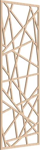 Miniatura 180 de Conway Paneles de pared decorativos de madera con calado, 9 3/8 pulgadas de ancho x 24 3/8 pulgadas de alto x 1/4 de alto, aliso
