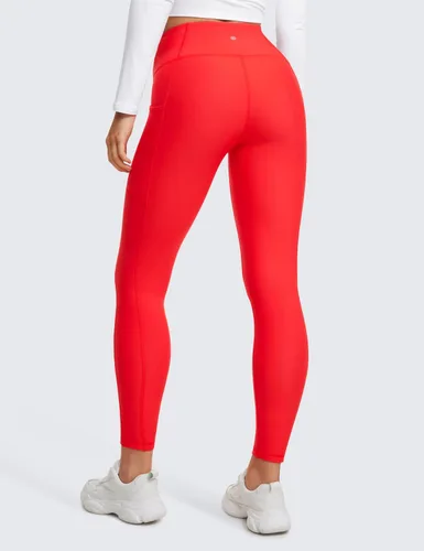 Miniatura 2 de CRZ YOGA Leggings térmicos con forro polar para mujer, 25 pulgadas, cintura alta, pantalones de senderismo para entrenamiento de invierno