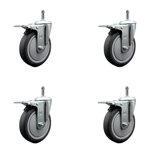 Miniatura 18 de Service Caster Marca – Compatible con/reemplazo para – Carritos de limpieza de conserje – Se adapta a la mayoría de carritos de limpieza Rubbermaid