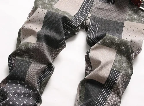 Miniatura 215 de Enrica Pantalones vaqueros estampados casuales para hombre
