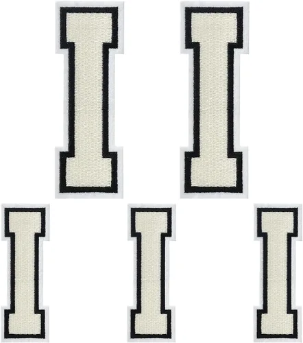 Miniatura 76 de Parches de números para planchar, 5 piezas de parches de números bordados completos para ropa, vestido, sombrero, jeans, accesorios de bricolaje