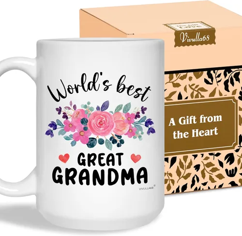 Miniatura 8 de Taza personalizada con texto en inglés "Promoted To Grandma Cup, Frist Time Grandma Cup, Grandma To Be", regalo para la nueva abuela, tazas de café