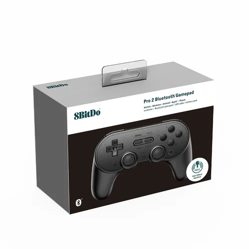 Miniatura 7 de 8BitDo Pro 2 Bluetooth Controller for Switch/Switch 2, Hall Effect Joysticks, 2 Pro Back Paddle Buttons, Wireless Gaming Controller for Switch, PC
