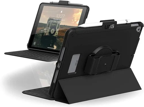 Miniatura 14 de Funda [U] by UAG para iPad de 10.2 pulgadas Aubergine 9ª generación 2021, 8ª generación 2020, DOT, funda inteligente de folio delgada y ligera a