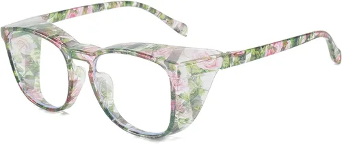 Miniatura 6 de Gafas protectoras de seguridad, lentes claros a prueba de empañamiento/rayones, para hombre, marco transparente Rosado