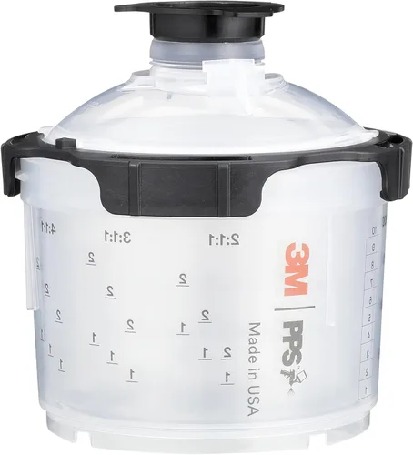 Miniatura 13 de 3M PPS 2.0 Kit de copa, tapas y forros para pistola pulverizadora, 26114, Mini, 6 onzas, filtro de 200 micrones, uso para automóviles, muebles, casa