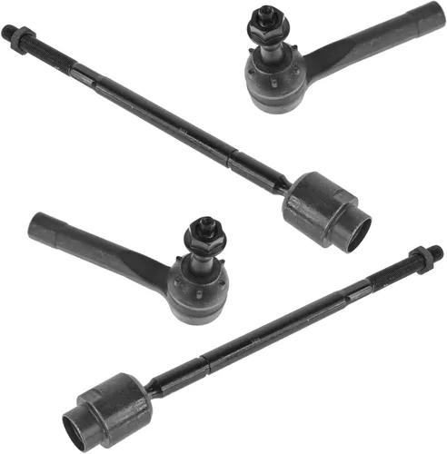 Miniatura 90 de TRQ Juego de barras de acoplamiento delanteras interiores y exteriores de 4 piezas compatible con Jeep Cherokee 1991-2001 y Comanche 91-92