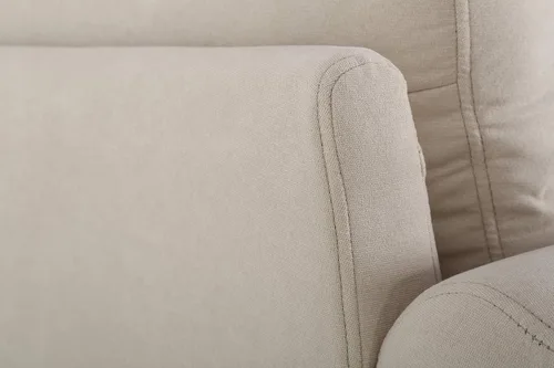 Miniatura 5 de Container Furniture Direct Tapizado ultra moderno con botones capitoné en la parte trasera con brazos enrollados para sala de estar, galleta