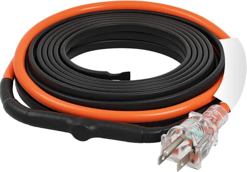 Miniatura 14 de VEVOR Cable de calefacción de tubería autorregulable, cinta térmica de 120 pies de 5 W/ft para protección contra congelación de tuberías, protege