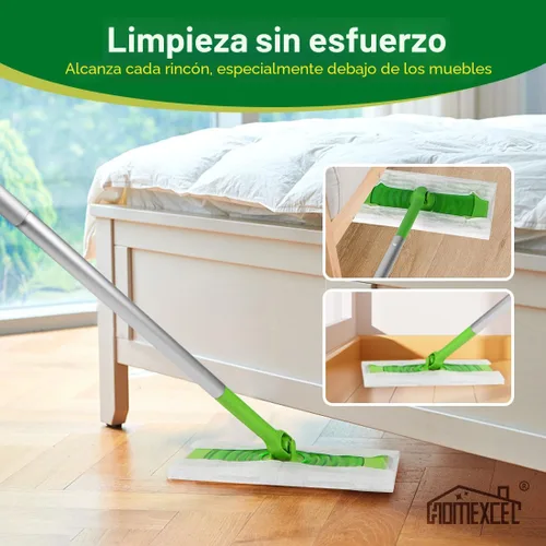 Miniatura 5 de HOMEXCEL Almohadillas de tela para barrido en seco compatibles con Swiffer Sweeper, recambios desechables para trapeador para limpieza y fregado