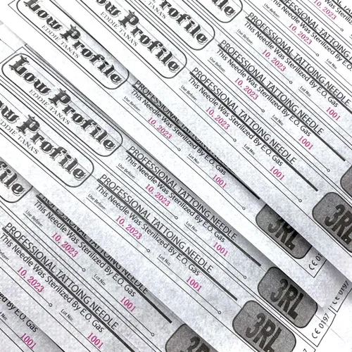 Miniatura 7 de Agujas de tatuaje prefabricadas de perfil bajo 3RL con contorno redondo y apretado, caja de 50