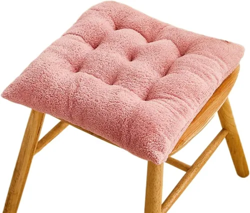 seat Cushion Cojín Cuadrado De Felpa para Decoración Del Hogar, Alfombrilla Suave Y Cálida para Silla De Comedor, Oficina, Estudiante, 40/45/50cm