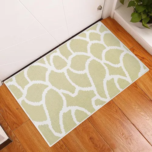 SUSSEXHOME Stone Collection - Alfombra de pelo bajo resistente de 2 x 3 pies, alfombra ultrafina y antideslizante, alfombra de algodón lavable para