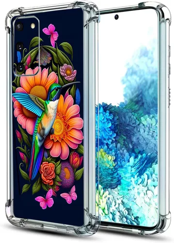 Miniatura 29 de Funda para Galaxy S20 FE 5G, atrapasueños, protección contra caídas espaciales, a prueba de golpes, TPU de cuerpo completo, resistente a