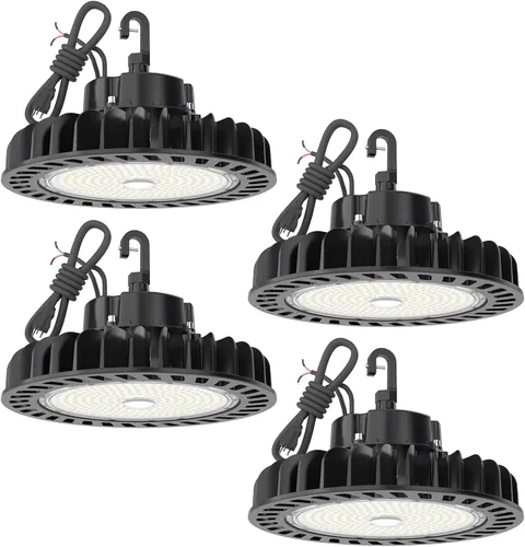 Miniatura 11 de HYPERLITE Luces LED High Bay de 100 W, 14,500 lm (145 lm/w) 5000 K, 1-10 V, regulable, cable de 5' con enchufe de 110 V, gancho de EE. UU., listado