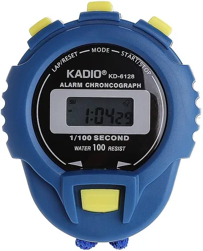 Miniatura 2 de Portátil Digital LCD Deportes Cronógrafo Contador Temporizador para w/Correa Metal Plástico Componentes Eléctricos