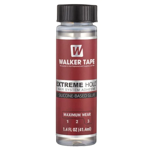 Miniatura 10 de Walker Tape Extreme Hold - Adhesivo con cepillo de 1/2 fl oz, pegamento de peluca de encaje impermeable de uso máximo para pelucas de encaje