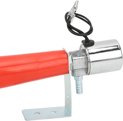 Miniatura 9 de Hupe Pfeife, bocina de aire turca de 12 V, silbato turco, bocina universal Moto Wolf de 24 V/12 V, silbato turco, rojo de 180 db, para automóviles