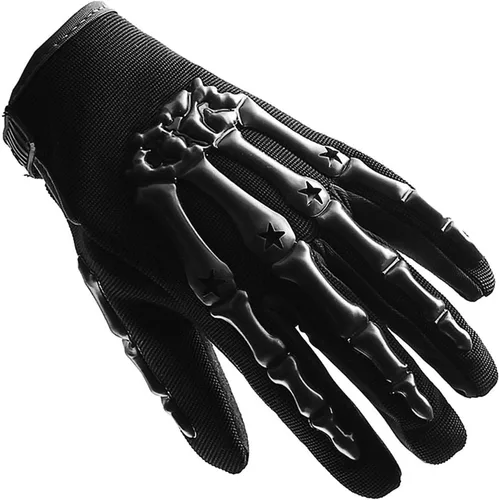 Guantes juveniles de motocross 1Storm para motocicletas, BMX, MX, ATV, bicicletas todoterreno, modelo de esqueleto para niños