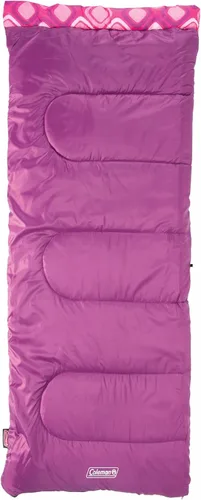 Miniatura 5 de Coleman - Saco de dormir para niños de 45°F para niños de hasta 5 pies 5 pulgadas de altura, saco de dormir ligero y cálido para uso en Resplandor