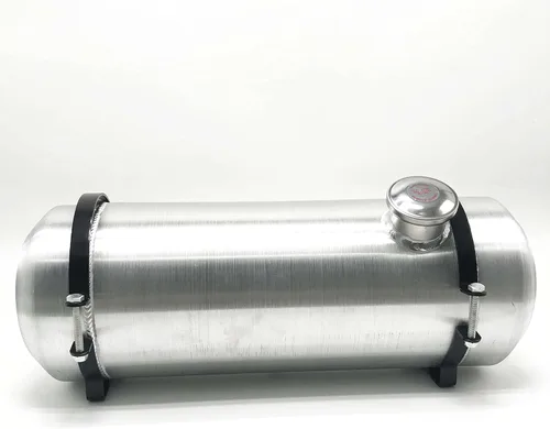 Miniatura 4 de JSD tanque de gas de 4 galones con llenado final de 8" x 20" de aluminio laminado con salida de llenado final de 1/4 NPT