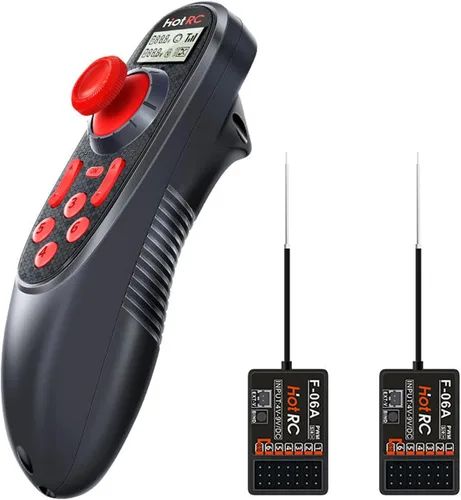 Miniatura 8 de HOTRC DS-600 6CH 2.4GHz Transmisor y Receptor RC Control Remoto con Receptor PWM DS 600 de 6 Canales para Barco RC (con RX PWM)